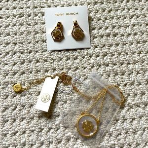 Tory Burch necklace and earring set